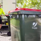 Rollout of new red-lidded general waste bins