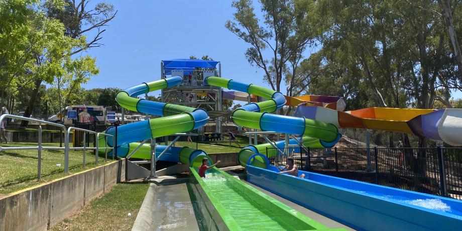 Lake Talbot Water Slides opening